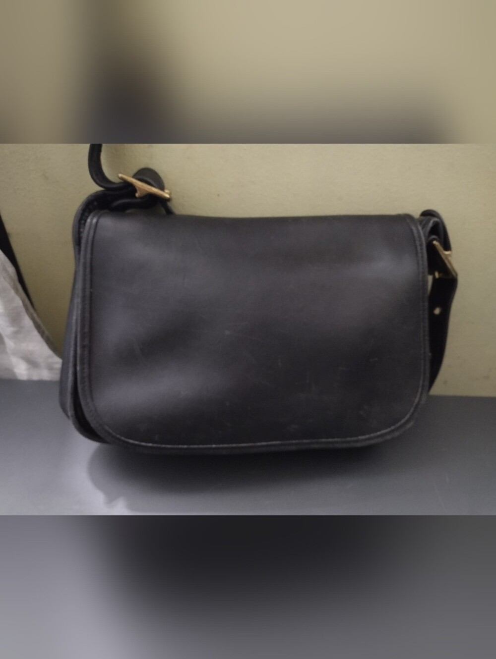COACH vintage Saddle Bag